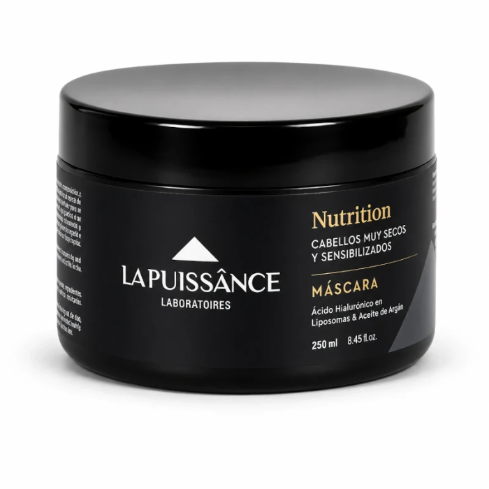 Máscara Argán y Ácido Hialurónico La Puissance | mdqestetics | Cabello Nutritivo y Suave