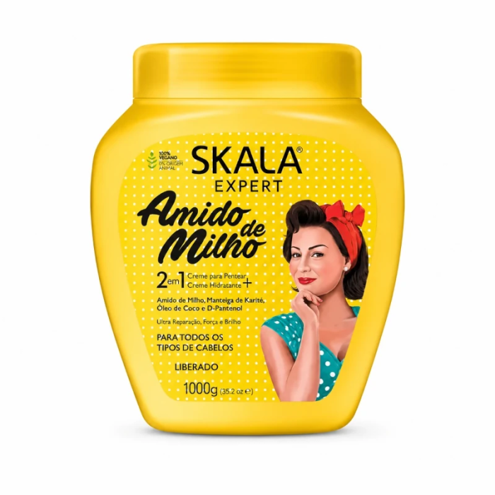 Máscara Skala Amido de Milho | mdqestetics | Cabello Suave y Nutritivo