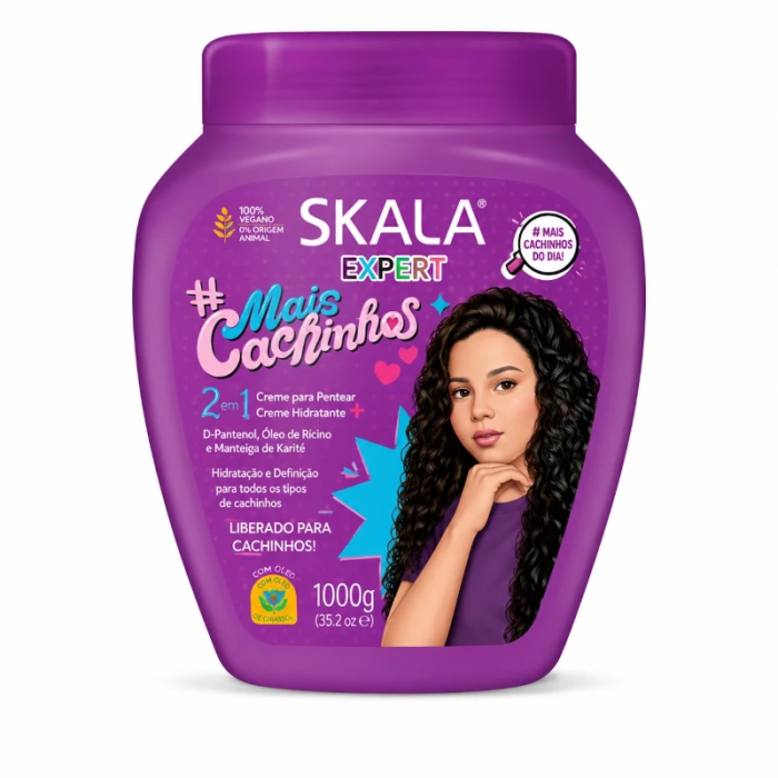 Máscara Skala Mais Cachinos | mdqestetics | Cabello Suave y Definido