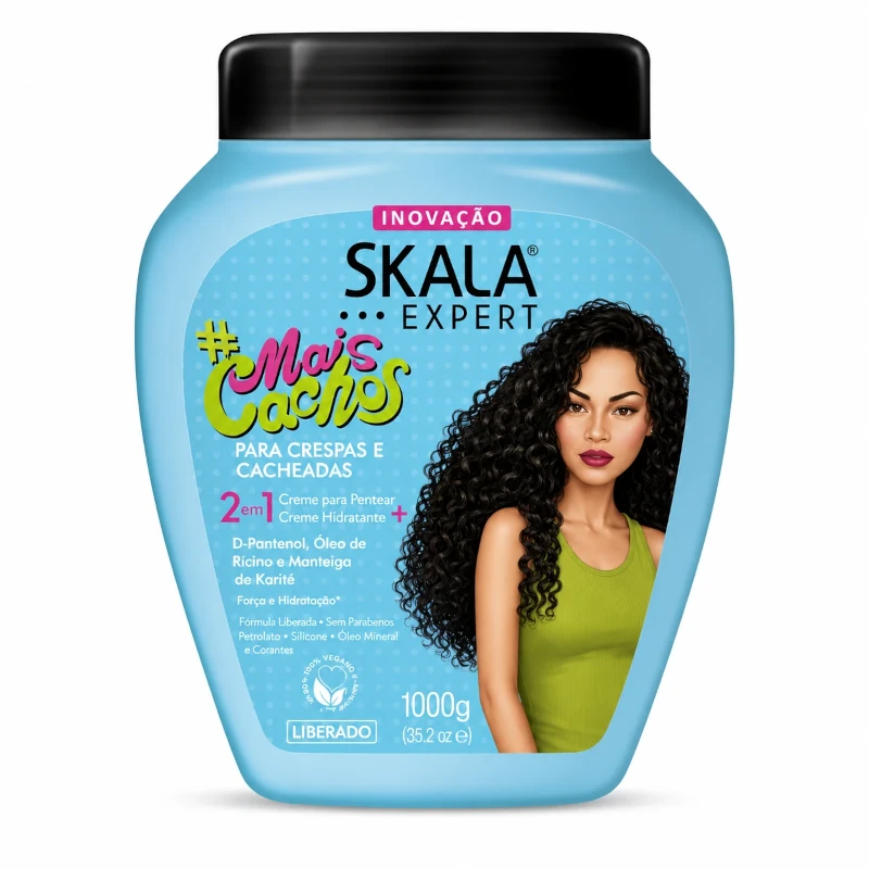 Máscara Skala Mais Cachos | mdqestetics | Cabello Suave y Definido