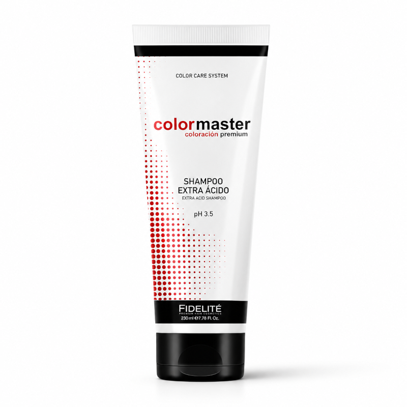 Shampoo Extra Ácido Colormaster Fidelite pH 3.5 | mdqestetics | Sellado y brillo extremo