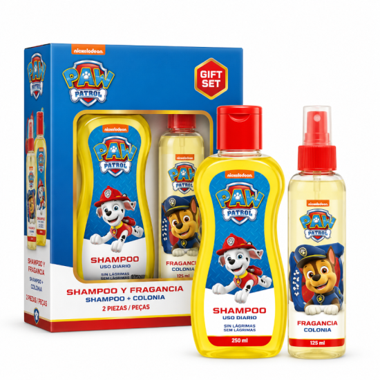 Set Shampoo + Fragancia Corporal Paw Patrol Algabo Kids | mdqestetics | Limpieza y diversión infantil