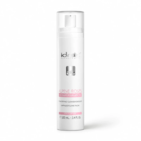 Limpiador Facial Suave Alpine Roses Idraet | mdqestetics | Piel Limpia y Suave