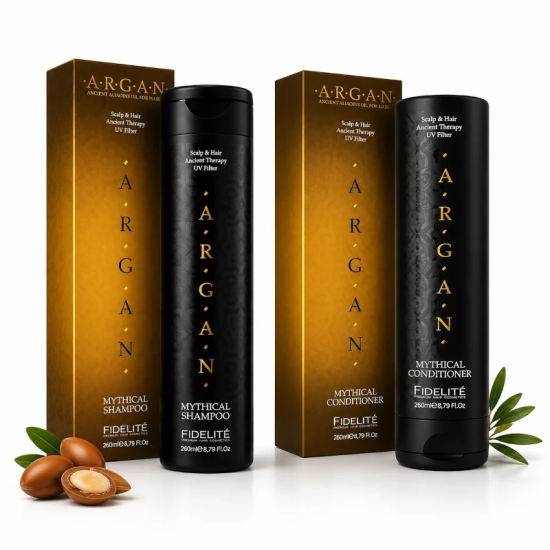Combo Argán Fidelité Shampoo + Acondicionador | Nutrición y Brillo | MDQEstetics