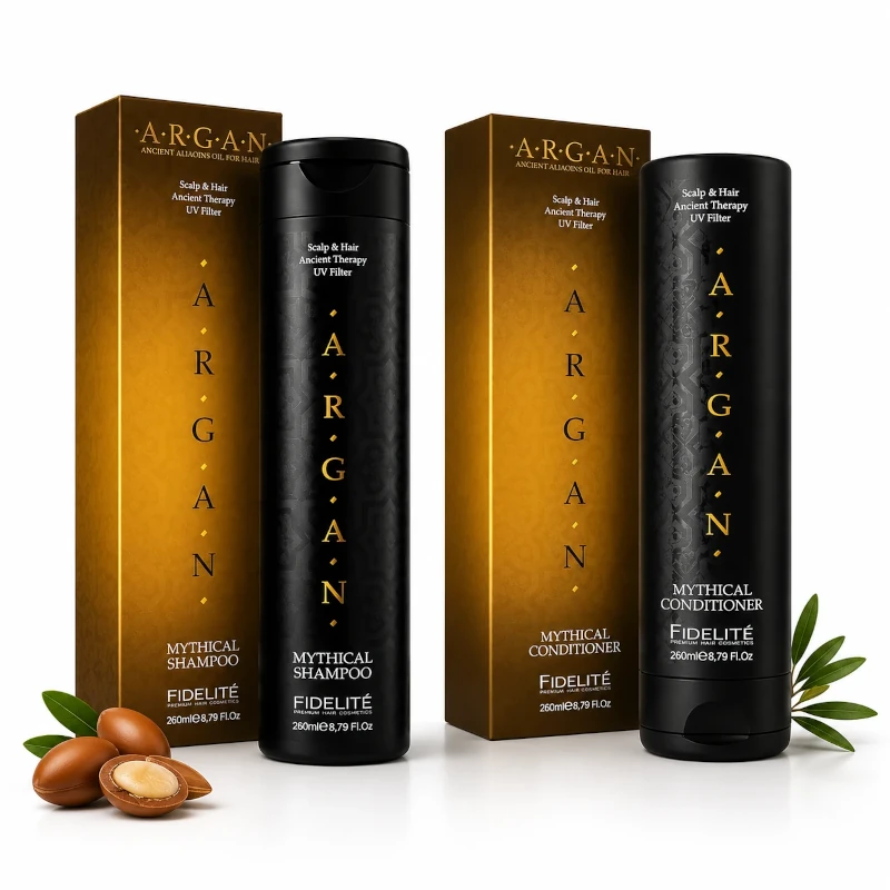 Combo Argán Fidelité Shampoo + Acondicionador | Nutrición y Brillo | MDQEstetics