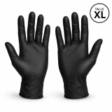 Guantes de Nitrilo Negro Doc Glove | Protección Profesional | MDQESTETICS