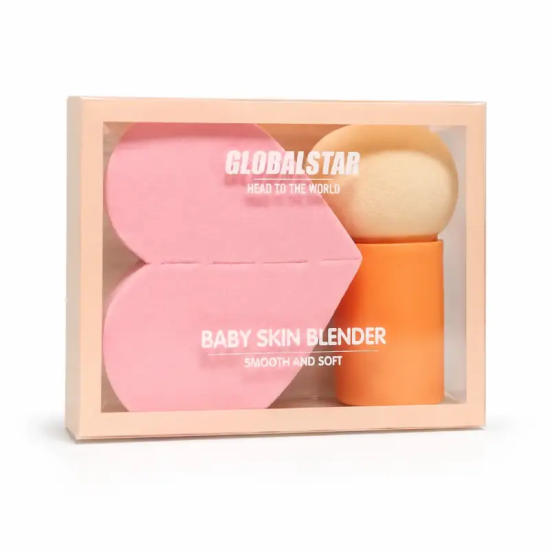 Set de Esponjitas Baby Skin Blender Globalstar | MDQESTETICS