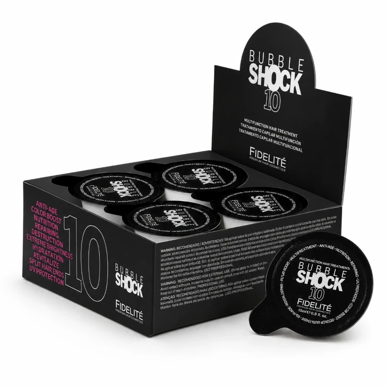 Ampolla Bubble Shock Fidelite | mdqestetics | Reparación y brillo instantáneo
