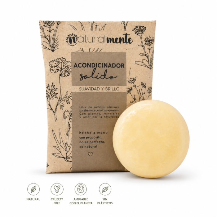 Acondicionador Sólido Suavidad y Brillo | mdqestetics