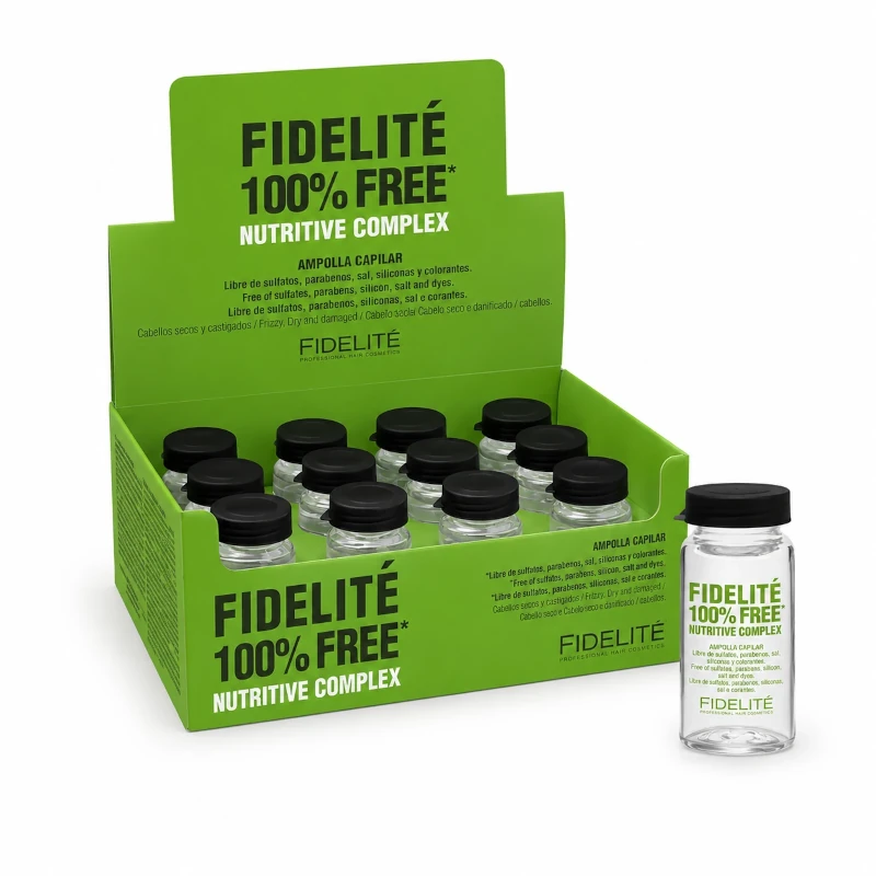 Ampolla Nutritiva Free Fidelite | mdqestetics | Hidratación ligera y brillo natural