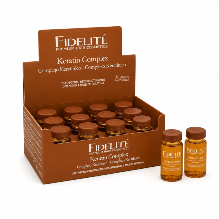 Ampolla Keratina Fidelite | mdqestetics | Reparación y fuerza capilar