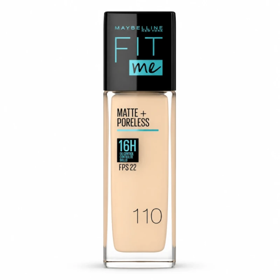 Base Líquida Fit Me Matte + Poreless Maybelline | mdqestetics