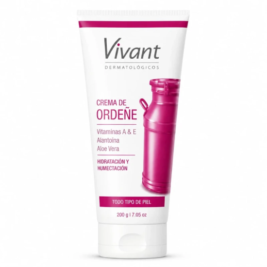 Crema de Ordeñe Hidratación y Humectación Vivant | mdqestetics | Hidratación y cuidado natural
