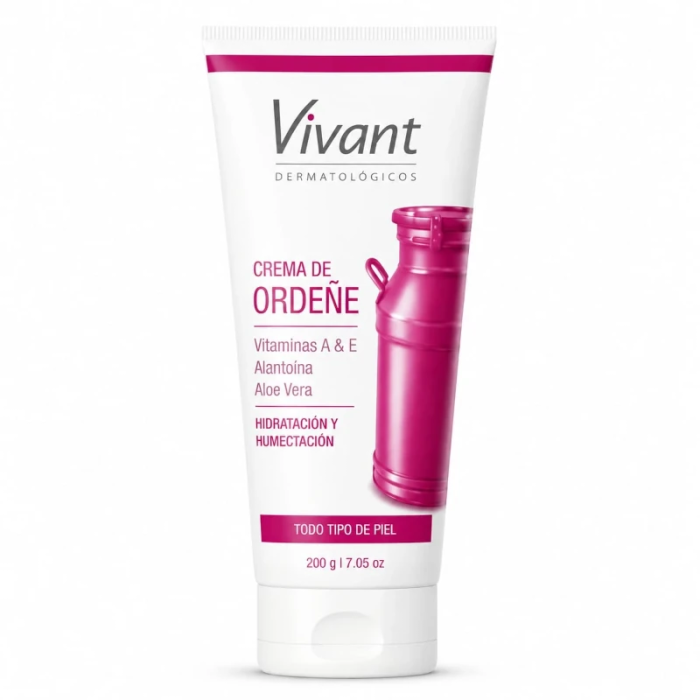 Crema de Ordeñe Hidratación y Humectación Vivant | mdqestetics | Hidratación y cuidado natural