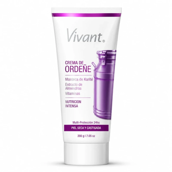 Crema de Ordeñe para Piel Seca y Castigada Vivant | mdqestetics | Hidratación y reparación natural