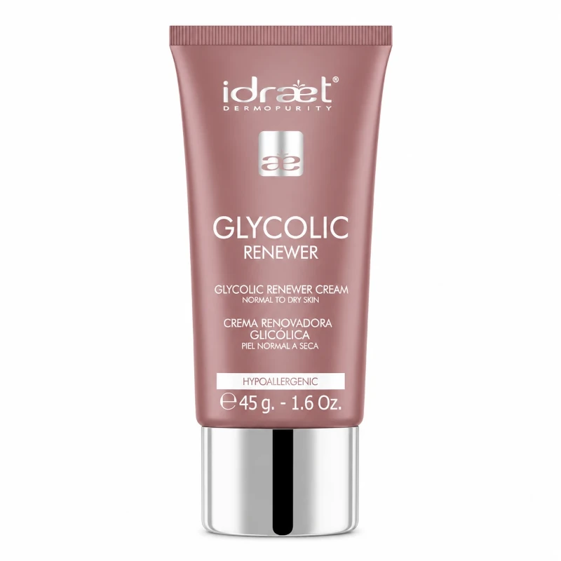 Crema Renovadora Glicólico Idraet | mdqestetics | Exfoliación e hidratación natural