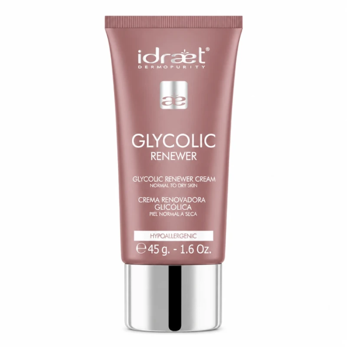 Crema Renovadora Glicólico Idraet | mdqestetics | Exfoliación e hidratación natural