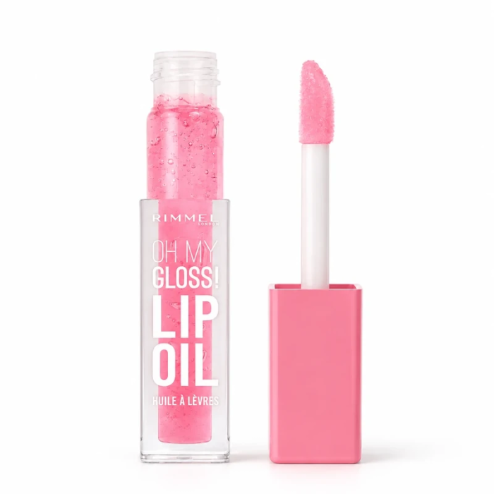 Oh My Gloss! Lip Oil Rimmel London | mdqestetics | Brillo labial hidratante con aceites naturales y efecto glow
