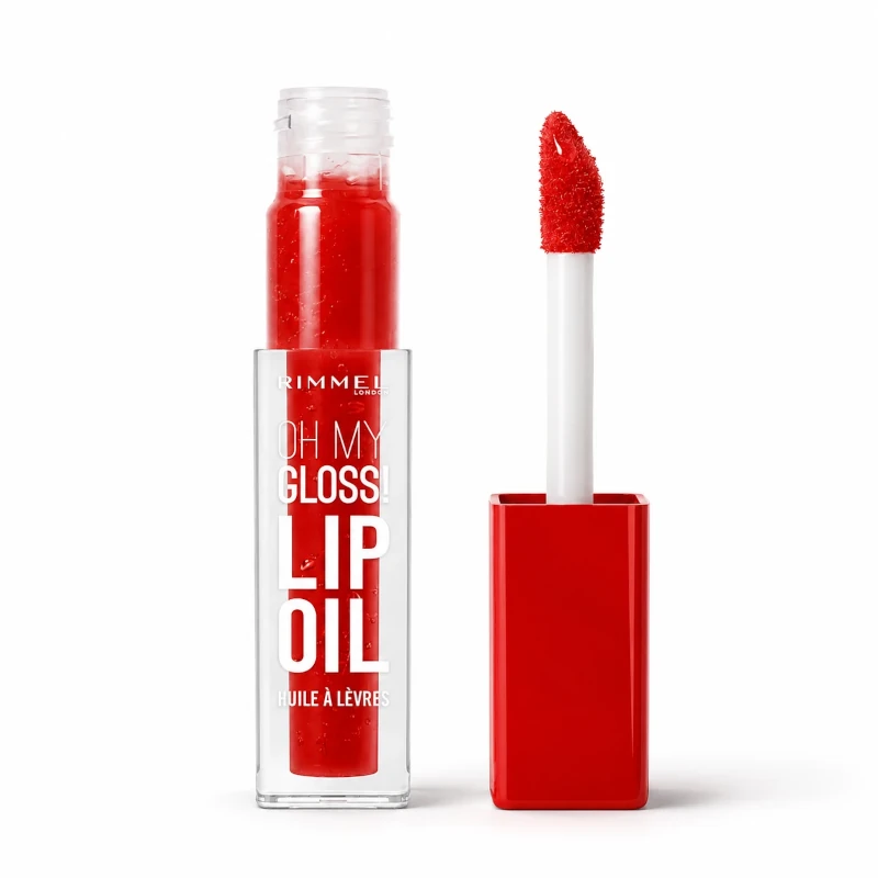 Oh My Gloss! Lip Oil Rimmel London | mdqestetics | Brillo labial hidratante con aceites naturales y efecto glow